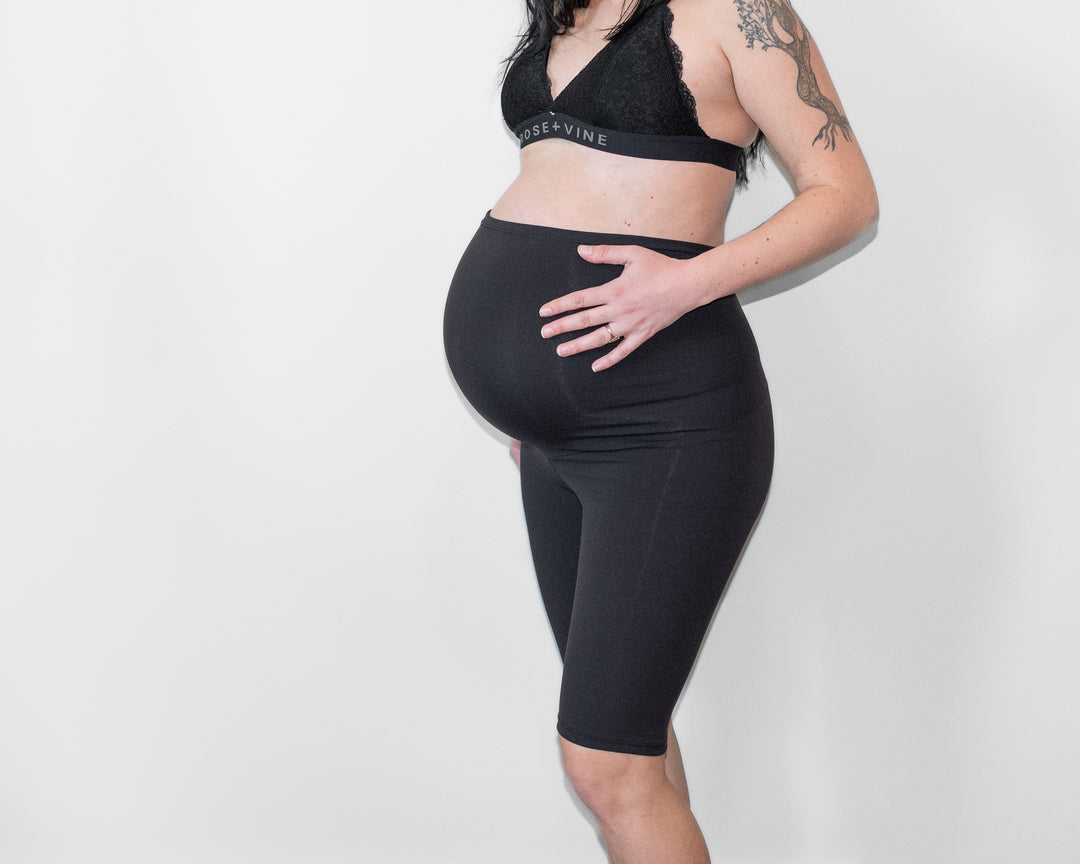 Sarah Biker Shorts-Black - New Genes Maternity Wear 