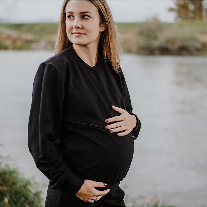 Hayden maternity nursing hoodie - New Genes Maternity Wear
