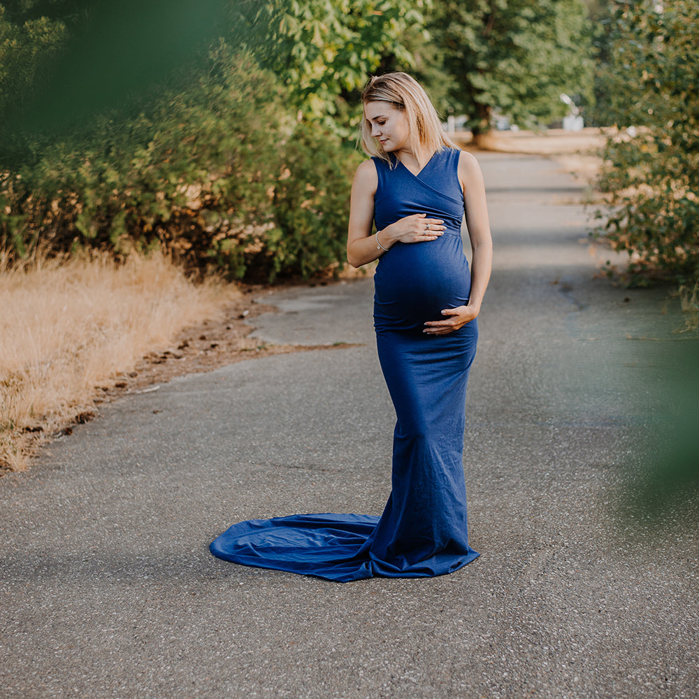Santiago Maternity Gown - New Genes Maternity Wear 