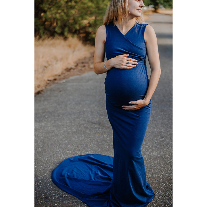 Santiago Maternity Gown - New Genes Maternity Wear 