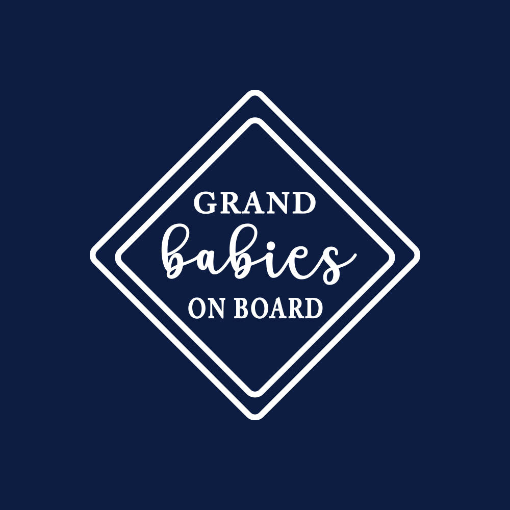 Grand Babies on Board car decal - New Genes Maternity Wear