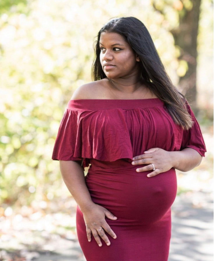 Kailyn Maternity Gown - New Genes Maternity Wear 