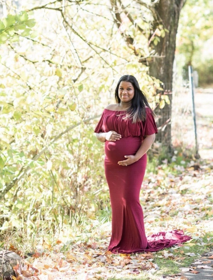 Kailyn Maternity Gown - New Genes Maternity Wear 