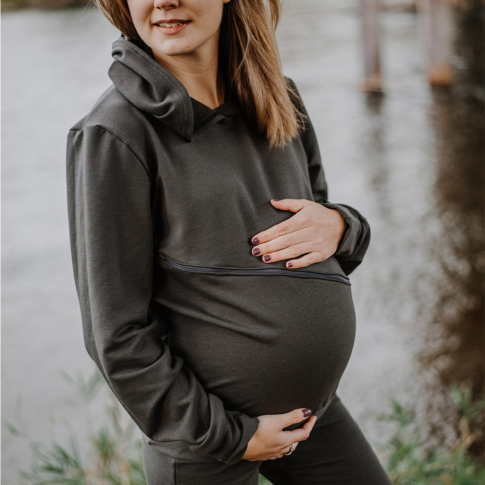 Hayden maternity nursing hoodie - New Genes Maternity Wear