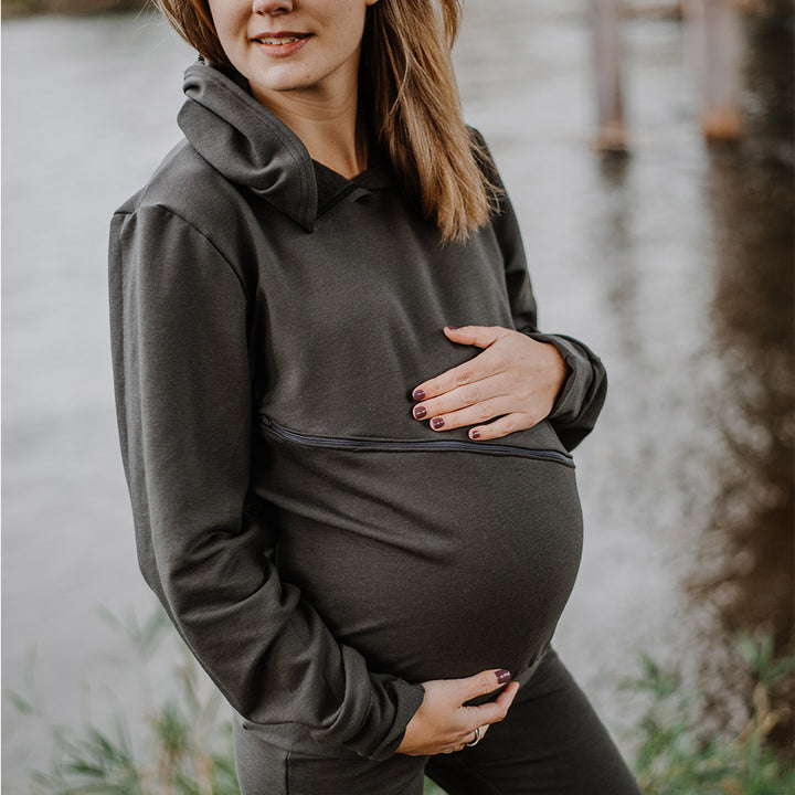 Hayden maternity nursing hoodie - New Genes Maternity Wear
