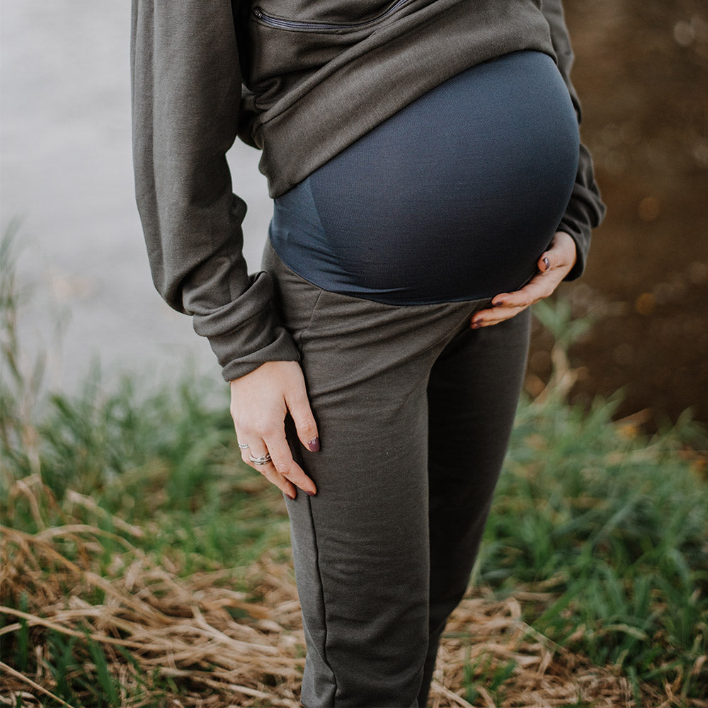 Scarlett maternity jogger in charcoal - New Genes Maternity Wear