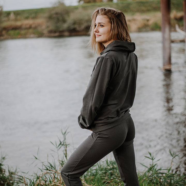 Scarlett maternity jogger in charcoal - New Genes Maternity Wear