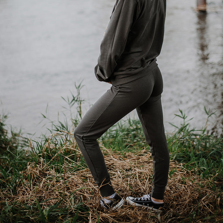 Scarlett maternity jogger in charcoal - New Genes Maternity Wear