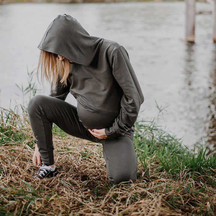 Hayden maternity nursing hoodie - New Genes Maternity Wear
