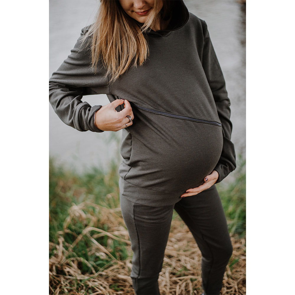Hayden maternity nursing hoodie - New Genes Maternity Wear