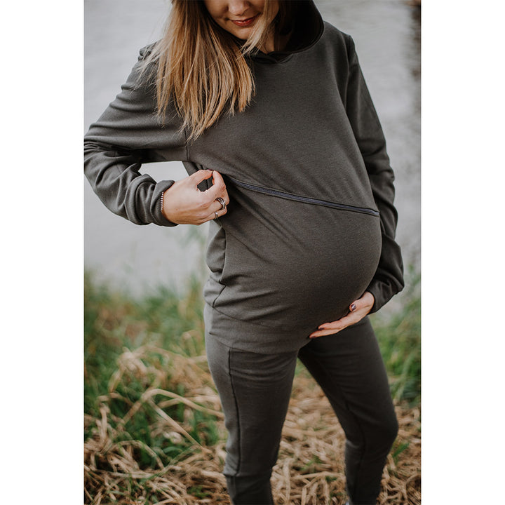 Hayden maternity nursing hoodie - New Genes Maternity Wear