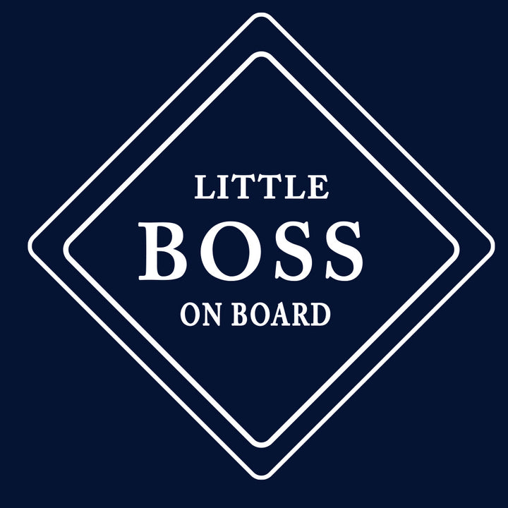 Little Boss on Board- Car Decal - New Genes Maternity Wear 