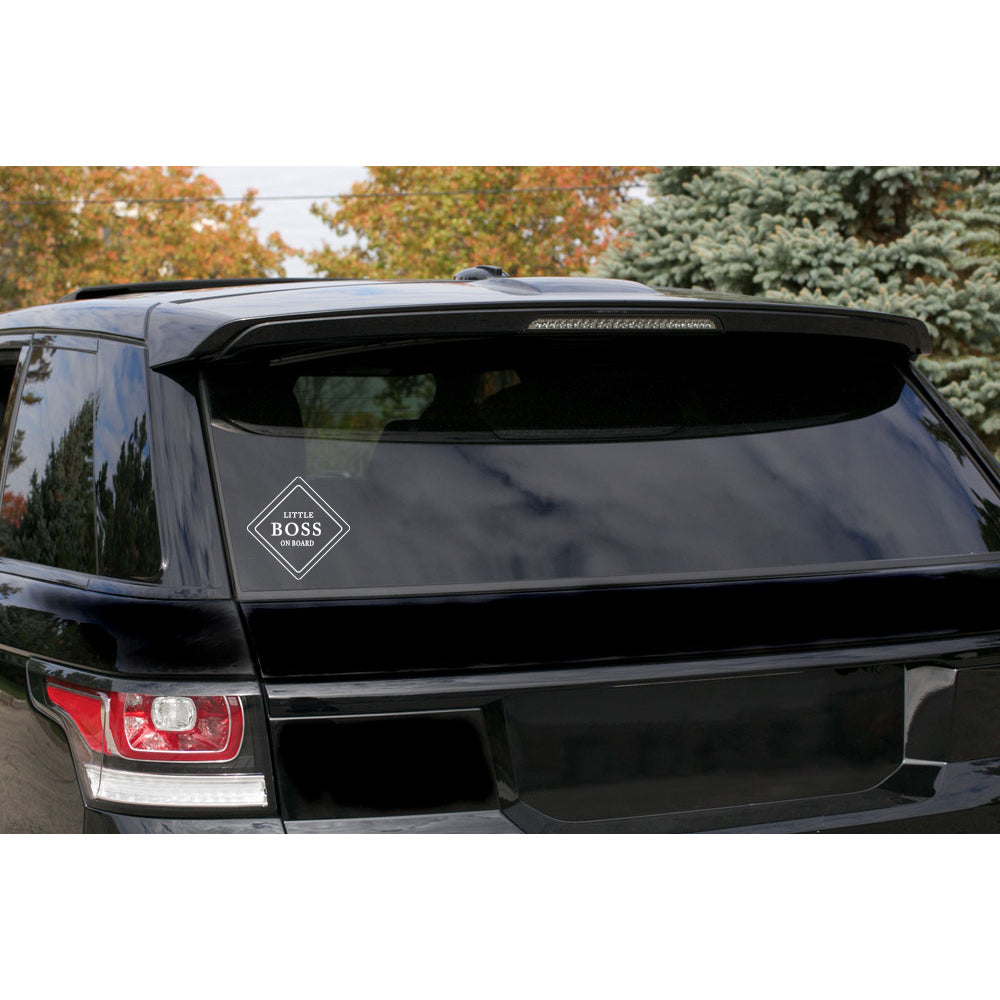 Little Boss on Board- Car Decal - New Genes Maternity Wear 