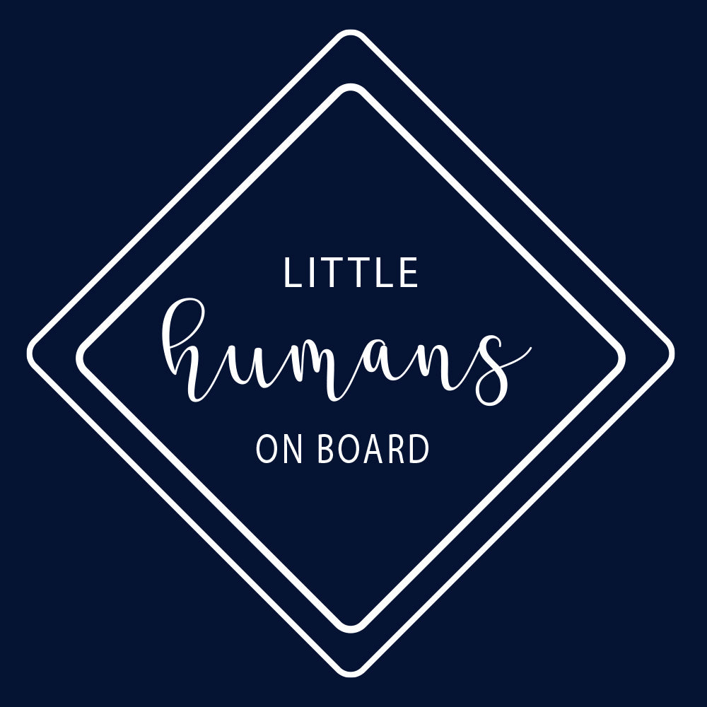 Little Humans on Board- Car Decal - New Genes Maternity Wear 